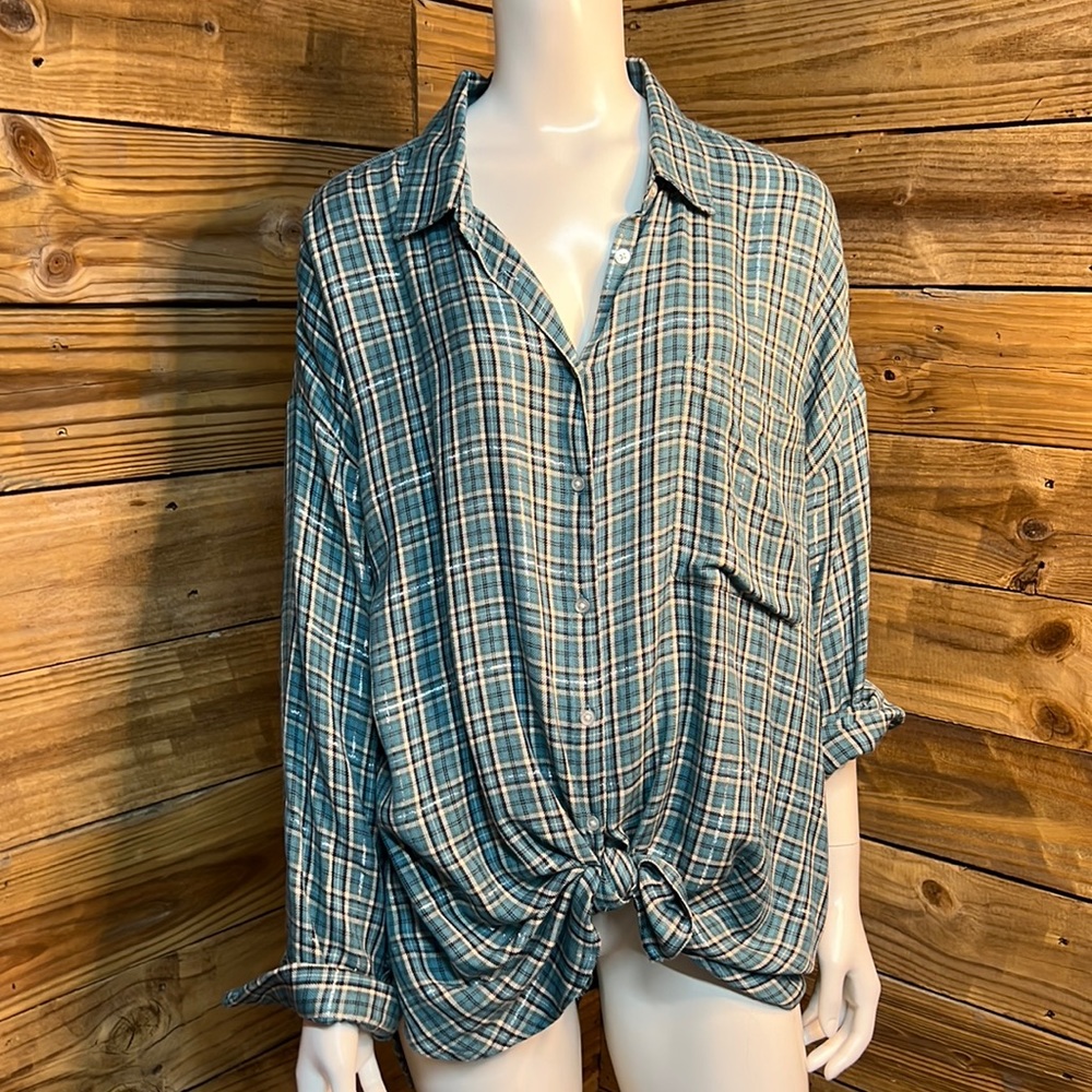 LOFT XL Plaid Shirt